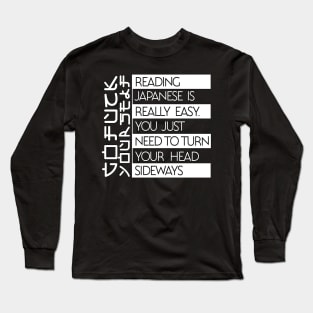 Reading Japanese Long Sleeve T-Shirt